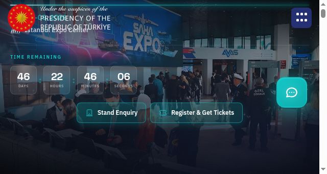 Screenshot of sahaexpo.com