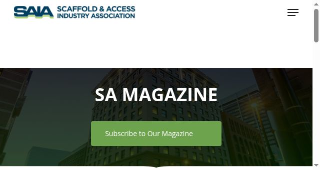 Screenshot of saia.org