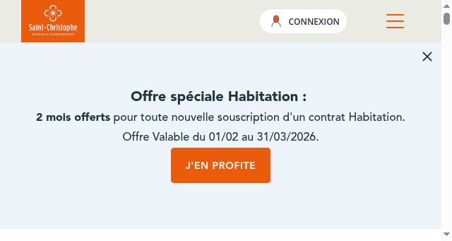 Screenshot of saint-christophe-assurances.fr