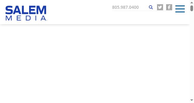 Screenshot of salemmedia.com