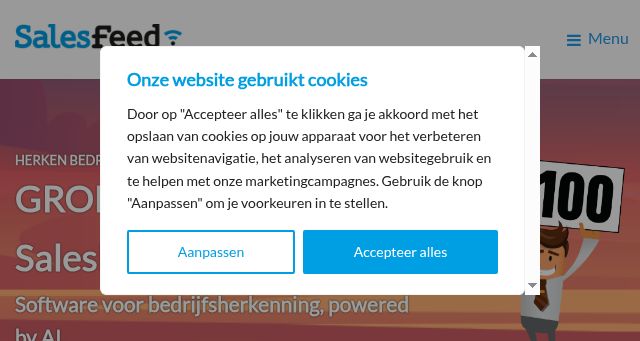 Screenshot of salesfeed.com