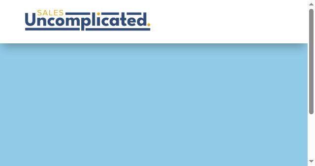 Screenshot of salesuncomplicated.com