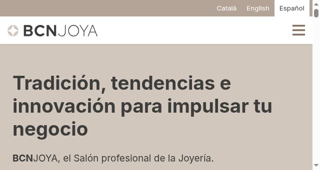 Screenshot of salonbcnjoya.com
