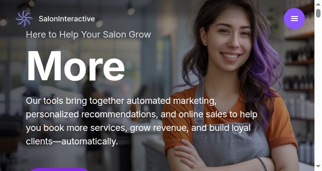 Screenshot of saloninteractive.com