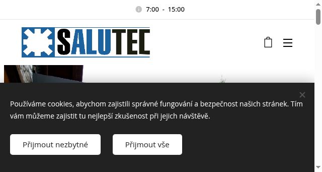 Screenshot of salutec.cz