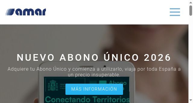 Screenshot of samar.es