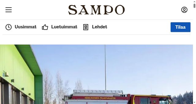 Screenshot of sampolehti.fi