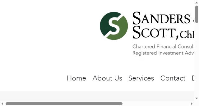 Screenshot of sandersandscott.com