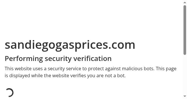 Screenshot of sandiegogasprices.com
