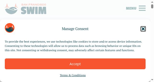 Screenshot of sanfranciscoswim.com