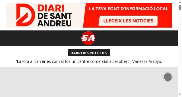 Screenshot of santandreutv.com