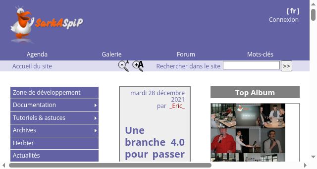 Screenshot of sarka-spip.net