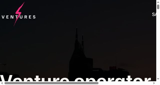 Screenshot of savage.ventures