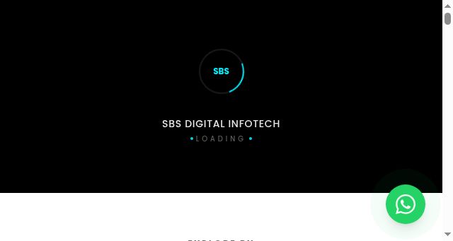 Screenshot of sbsdigitalinfotech.com