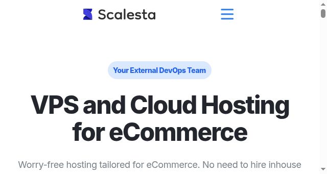 Screenshot of scalesta.com