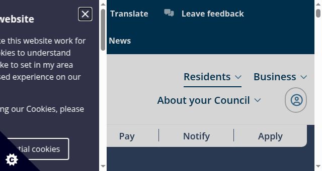 Screenshot of scambs.gov.uk