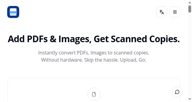 Screenshot of scannerd.co