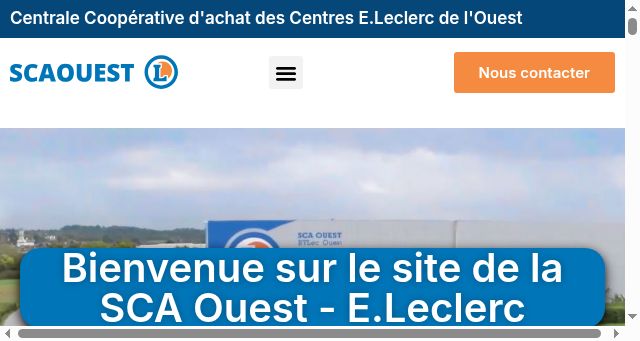 Screenshot of scaouest.fr