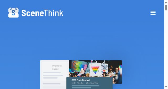 Screenshot of scenethink.com