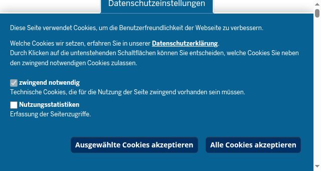 Screenshot of schulministerium.nrw