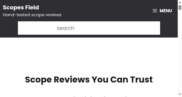 Screenshot of scopesfield.com