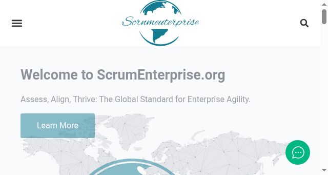 Screenshot of scrumenterprise.org