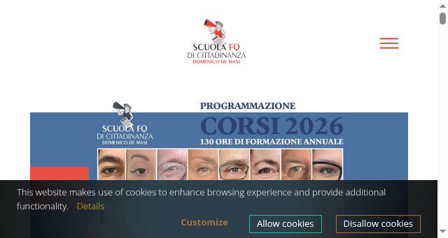Screenshot of scuoladelfatto.it