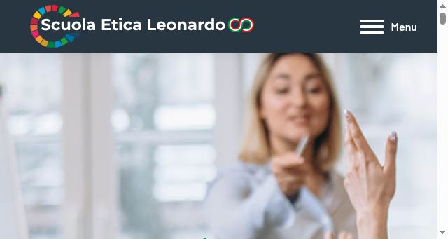 Screenshot of scuolaeticaleonardo.it