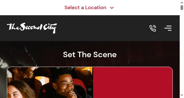 Screenshot of secondcity.com