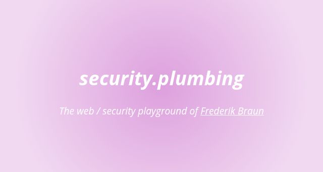 Screenshot of security.plumbing