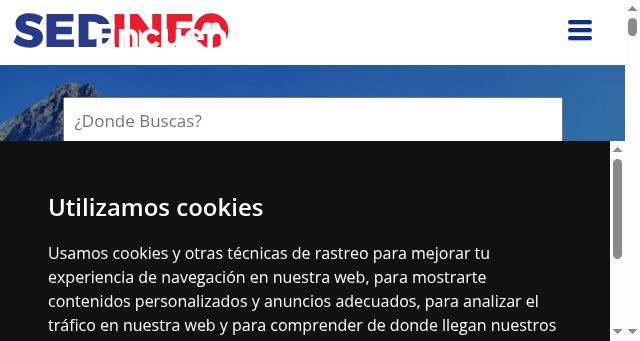 Screenshot of sedinfo.es