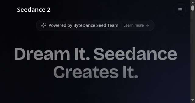 Screenshot of seedance-2.org