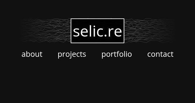 Screenshot of selic.re