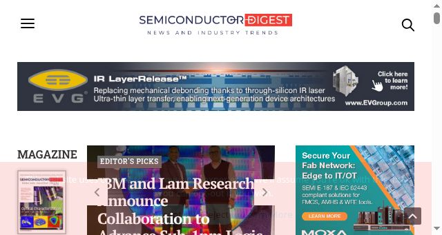 Screenshot of semiconductor-digest.com