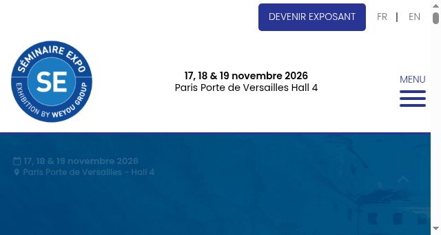 Screenshot of seminaire-expo.fr