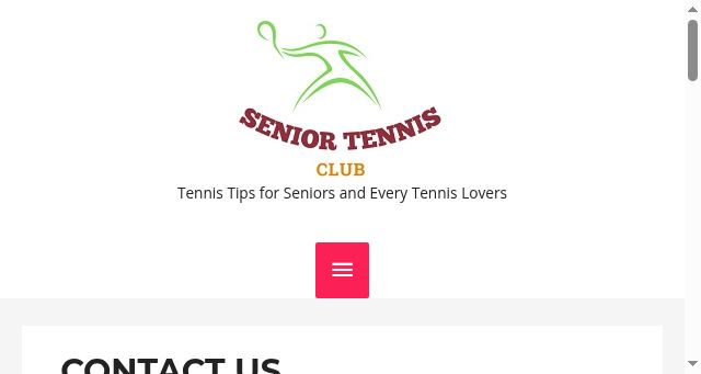 Screenshot of seniortennisclub.com
