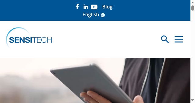 Screenshot of sensitech.com