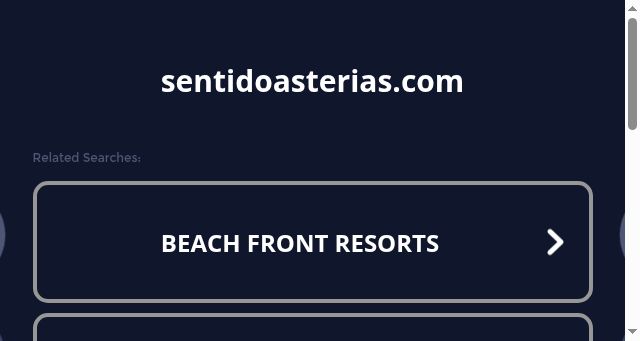 Screenshot of sentidoasterias.com