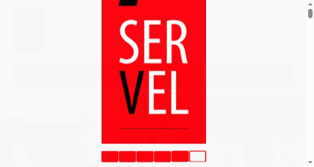 Screenshot of servel.cl