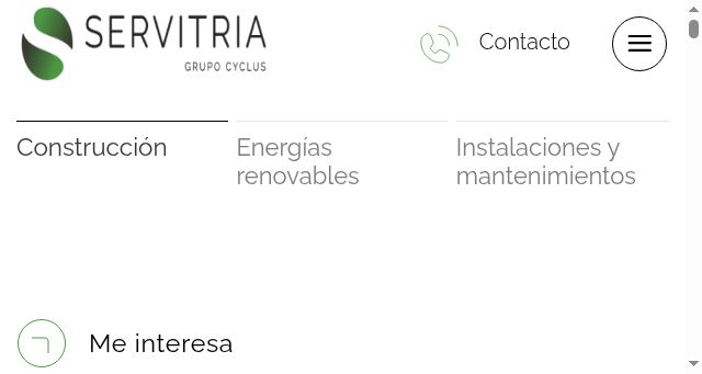 Screenshot of servitria.com