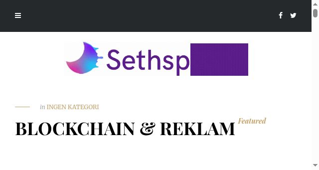 Screenshot of sethspeaks.net