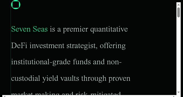 Screenshot of sevenseas.capital