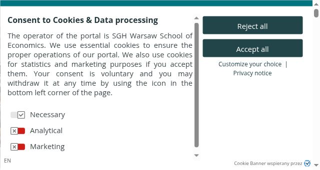 Screenshot of sgh.waw.pl