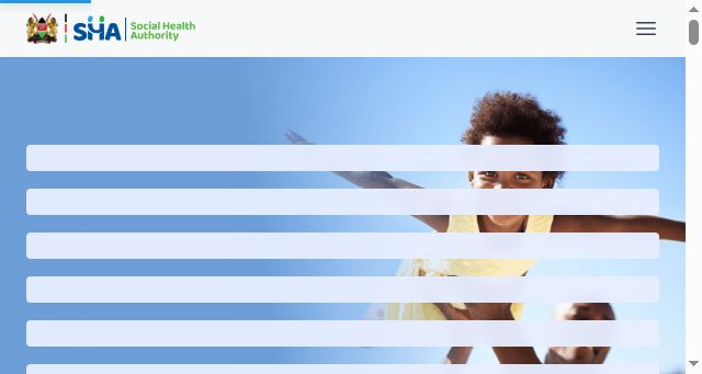 Screenshot of sha.go.ke