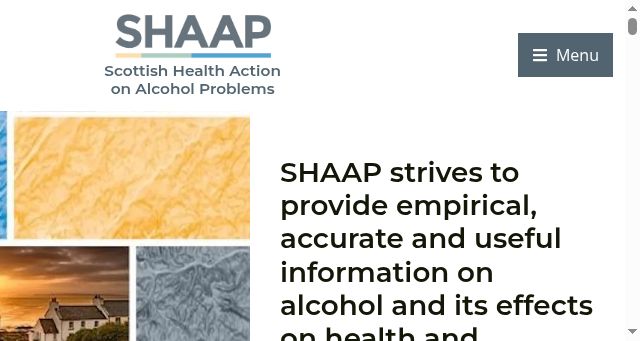 Screenshot of shaap.org.uk