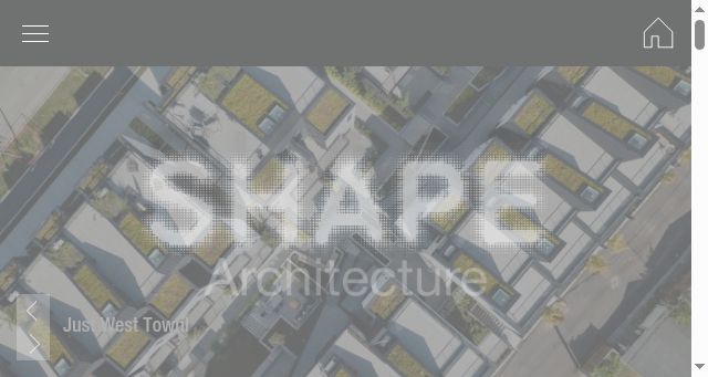 Screenshot of shapearchitecture.ca