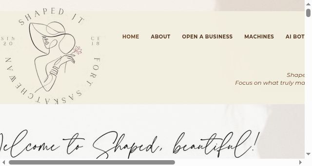 Screenshot of shapedjt.com