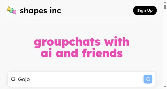 Screenshot of shapes.inc