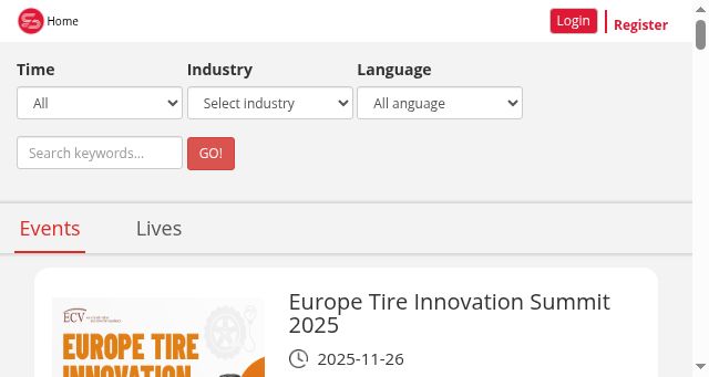 Screenshot of shbizev.com