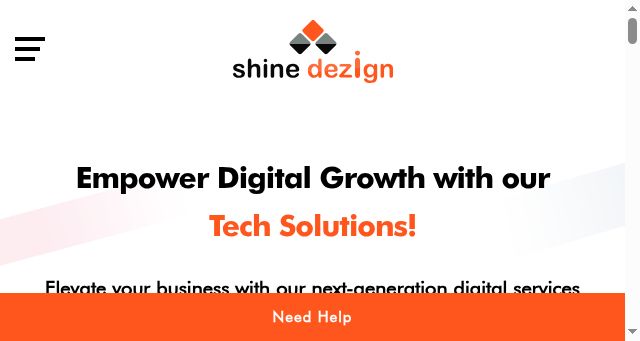 Screenshot of shinedezign.com